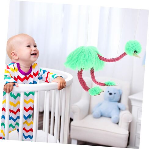 Plush Flamingo Marionette Puppet Lightweight Interactive Animal String Puppet للأداء المصنوع يدويًا مع ناعمة ومناسبة للرجال النساء وزينة العطلات العشوائية اللون in Saudi Arabia