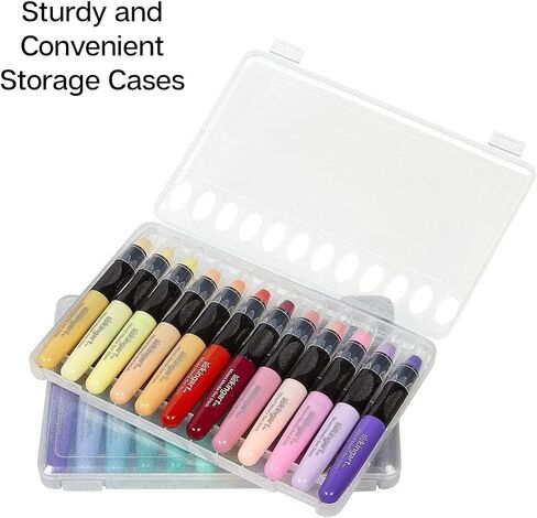 KINGART 583-24 Pastel GEL STICK Set, Artist Pigment Crayons, 24 Unique Colors, Water Soluble, Creamy, and Odorless, Use on Paper, Wood, Canvas and more in Saudi Arabia