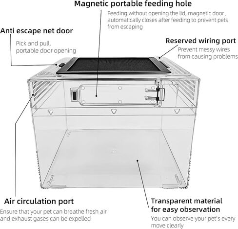 PC Reptile Terrarium, Pet Habitat Enclosure in Saudi Arabia