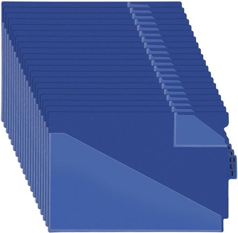 60 PCS Center Tab Poly Out Center Center Position Tab Vinyl Outplys Plastic File Bolders اثنين in Kuwait