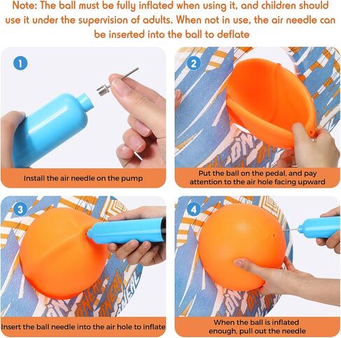 Pogo Ball Up to 160lbs for Boys Girls Trick Balance Bounce Board Ball Pogo Stick Jumper with Pump and Strong Grip Deck Safe Fun Indoor Outdoor Fidget Toy in Saudi Arabia