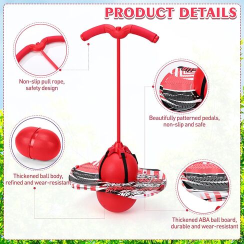 Layhit 2 PCS Pogo Jumper مع مقبض ومضخة الكرة pogo stick توازن كرة الرصيد مع المضخة وقبضة قوية للبالغين في الهواء الطلق في الهواء الطلق in Saudi Arabia