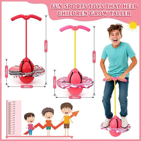 Layhit 2 PCS Pogo Jumper مع مقبض ومضخة الكرة pogo stick توازن كرة الرصيد مع المضخة وقبضة قوية للبالغين في الهواء الطلق في الهواء الطلق in Saudi Arabia