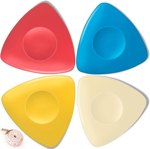 4 Pack Tailors Chalk, Sewing Chalk for Fabric, Professional Washable Triangle Fabric Marker for Quilting, Crafts, Sewing Supplies Accessories in Saudi Arabia