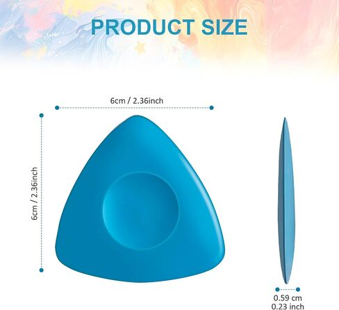 4 Pack Tailors Chalk, Sewing Chalk for Fabric, Professional Washable Triangle Fabric Marker for Quilting, Crafts, Sewing Supplies Accessories in Saudi Arabia