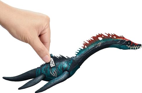 Mattel Jurassic World Rebirth Gigantic Thrashers Eotriceratops Dinosaur Figure Toy, Large Species, 2 Tail Activated Rampage Attacks, Digital Play in Saudi Arabia