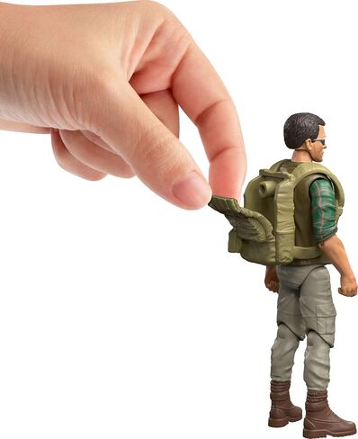 Mattel Jurassic World Rebirth Human & Dinosaur Pack ، الدكتور هنري لوميس و Pteranodon ، الفيلم الدقيق 3.75 بوصة ، قابلة للتحصيل in Saudi Arabia