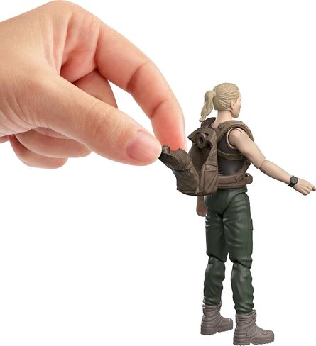 Mattel Jurassic World Rebirth Human & Dinosaur Pack ، Zora Bennett & Velociraptor ، Scale-Accate 3.75 Inch Accoun in Kuwait