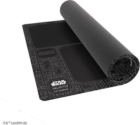 Star Wars Unlimited Unlimited Pattern Game MAT - Officially Licensed, Full-Color Printed, Playmat, Slip-Resistant 24" by 14" Rubber Mat, Compatible with TCGs & LCGs, Made by Gamegenic in Saudi Arabia