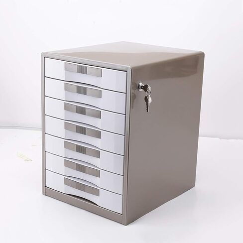 منظم خزانة مكتب قفل ألومنيوم سبيكة للمكاتب القياسية 30 × 35x41 سم منظم الدرج المعدني والاحتياجات التنظيمية للكتب in Kuwait