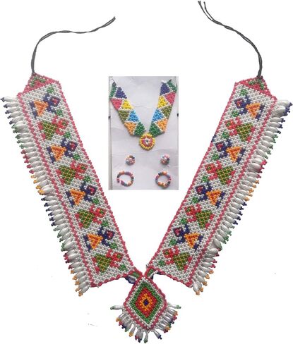 Indian Garland Haar Mala for Pushtimargiya Gadi Haar Mala, Small Moti Mala for God/Devi Haar/Goddess Haar/God Shringar Set Pushtimarg Haar White Bead Q in Saudi Arabia