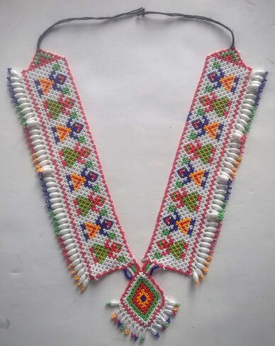 Indian Garland Haar Mala for Pushtimargiya Gadi Haar Mala, Small Moti Mala for God/Devi Haar/Goddess Haar/God Shringar Set Pushtimarg Haar White Bead Q in Saudi Arabia