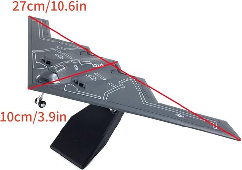 طراز Alcraft Model Aircraft Dagijird Model 1: 200 سبيكة USAF B-2 النموذج الإستراتيجي للروح الإستراتيجية in Kuwait