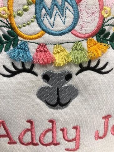 دلو سلة عيد الفصح الشخصية مطرزة Llama Toddler Kids Monographed Fringe Fringe للبنين والبنات in Saudi Arabia