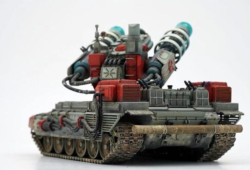 1/35 BC-005 Tesla Tank Gluefree Turret Turret Movable W/Tesla Lamp Assembly Model Model Kit in Saudi Arabia