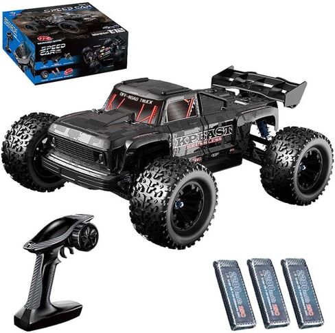 X-Verse 1/12 Brushless RC Buggy ، سيارات RC سريعة للبالغين ، MAX 70MPH ELECTRY OFF ROAD ROAD مع بطارية 3S ، 4x4 عالية السرعة جميع السيارات RC مقاومة للماء على الطرق الوعرة (3 بطارية) in Kuwait