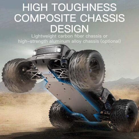 X-Verse 1/12 Brushless RC Buggy ، سيارات RC سريعة للبالغين ، MAX 70MPH ELECTRY OFF ROAD ROAD مع بطارية 3S ، 4x4 عالية السرعة جميع السيارات RC مقاومة للماء على الطرق الوعرة (3 بطارية) in Kuwait