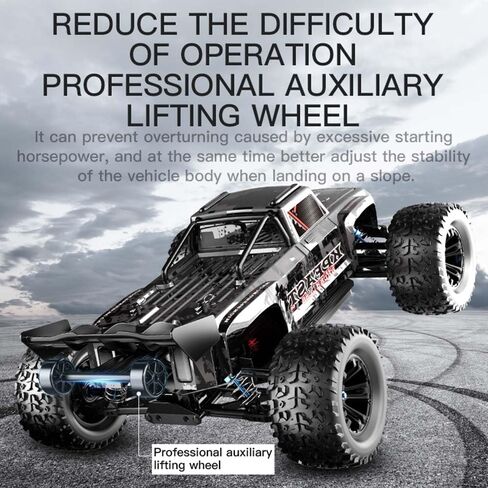 X-Verse 1/12 Brushless RC Buggy ، سيارات RC سريعة للبالغين ، MAX 70MPH ELECTRY OFF ROAD ROAD مع بطارية 3S ، 4x4 عالية السرعة جميع السيارات RC مقاومة للماء على الطرق الوعرة (3 بطارية) in Kuwait