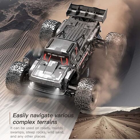 X-Verse 1/12 Brushless RC Buggy ، سيارات RC سريعة للبالغين ، MAX 70MPH ELECTRY OFF ROAD ROAD مع بطارية 3S ، 4x4 عالية السرعة جميع السيارات RC مقاومة للماء على الطرق الوعرة (3 بطارية) in Kuwait