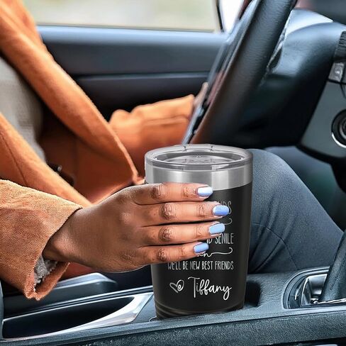 Best Friend Gifts For Women, Personalized 20 oz Tumbler For Bestie, Best Friend Birthday Gifts, Name Engraved Travel Mug, Friendship (red) in Saudi Arabia