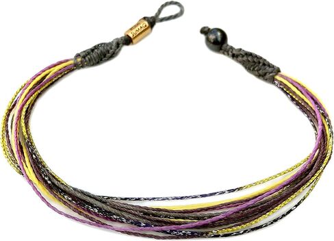 Ankle Bracelet Unisex Anklet with Hematite Stone for Men and Women - Handmade Woven Knot Surfer Beach Jewelry in Kuwait