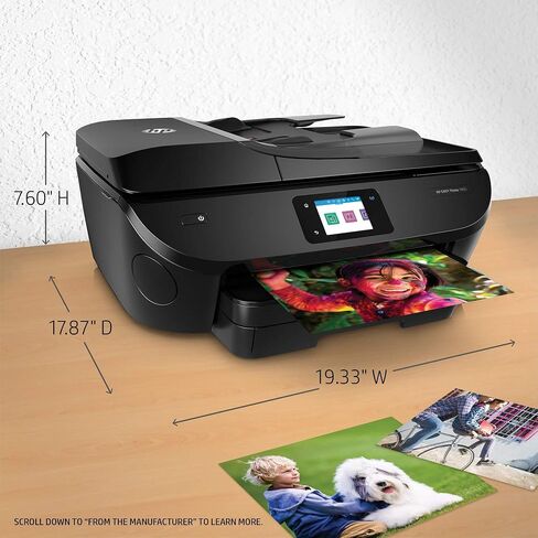 HP ENVY Photo 7855,Ccolor All In One Photo Printer with Wireless Printing, Instant Ink Ready (K7R96A) (Renewed) in Saudi Arabia