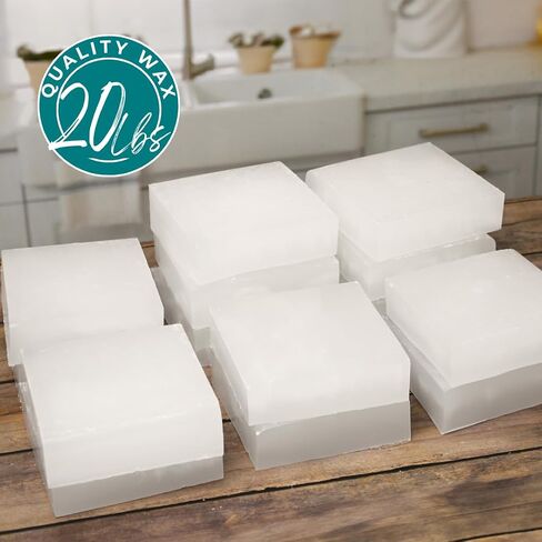10lb Fully Refined Household Paraffin Candle Wax, Paraffin Wax for Candle Making, Bulk Candle Wax for Crafting Projects and Candle Making, Parafina, Cera para Velas in Saudi Arabia
