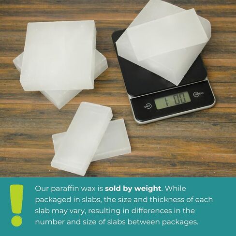 10lb Fully Refined Household Paraffin Candle Wax, Paraffin Wax for Candle Making, Bulk Candle Wax for Crafting Projects and Candle Making, Parafina, Cera para Velas in Saudi Arabia