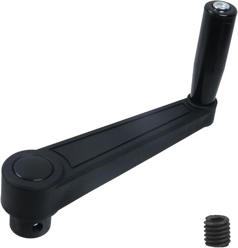 FarBoat 4.1-Inch Length Foldable Nylon Crank Handle Swivel Rocker Handle for Industrial Machine Tools or Other Equipments in Kuwait