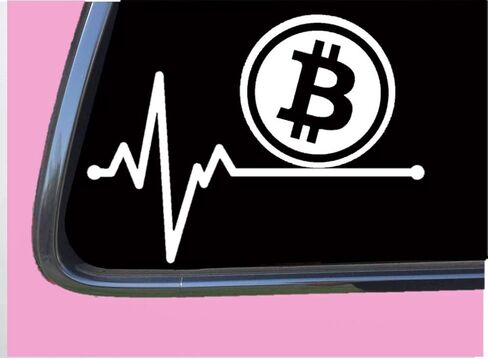 Bitcoin Lifeline TP 251 Vinyl 8 "ملصق شرس Crypto Wallet Coin Base in Kuwait