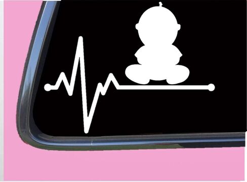 Baby Lifeline TP 243 vinyl 8" Decal Sticker toys pregnant shower gift pacifier in Saudi Arabia