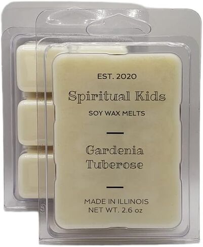 Gardenia Tuberose 2.6oz 1 Pack All Natural Soy Wax Melts 6 cubes Hand Poured with Fragrant/Essential Oils! in Saudi Arabia