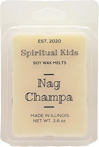 Nag Champa Soy Wax Melts 2.6oz 6 cubes Hand Poured with Fragrant/Essential Oils! | Herbal Wax Melts | Hippy Wax Melts | Birthday Gift | Christmas Gift | in Saudi Arabia