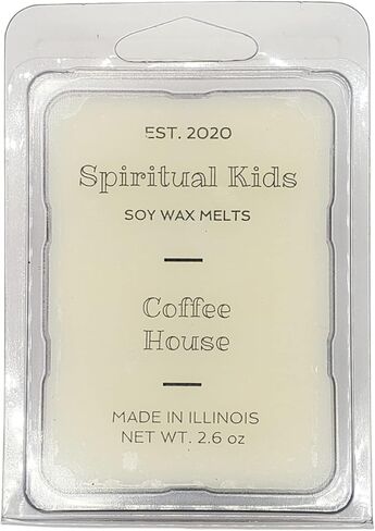 Coffee House 1 Pack 2.6oz جميع شمع الصويا الطبيعي 6 مكعبات سكب اليد مع الزيوت العطرية/الأساسية! | هدية عيد ميلاد | هدية عيد الميلاد in Saudi Arabia