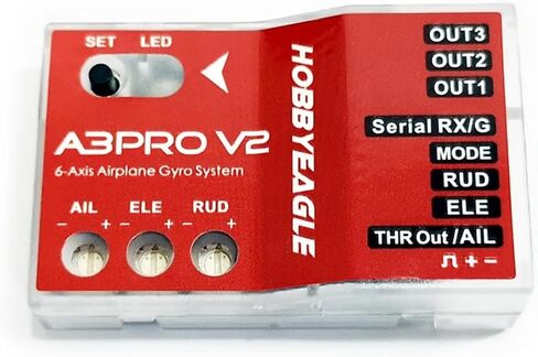 متوافق مع Hobbyeagle A3 Pro V2 6-AXIS GYROLIZER STATINGRING CONTROLLER/الجيروسكوب RC مصعد طائرة RC الثابت in Kuwait