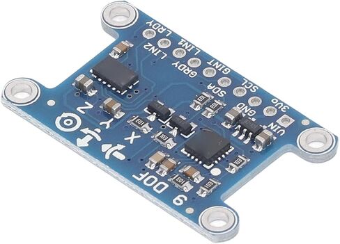 Gyroscope Module 9 Axes Digital Gyroscope Sensor Fast Measurement Low Power Loss for Robotics Drones ABS 3 5V in Saudi Arabia