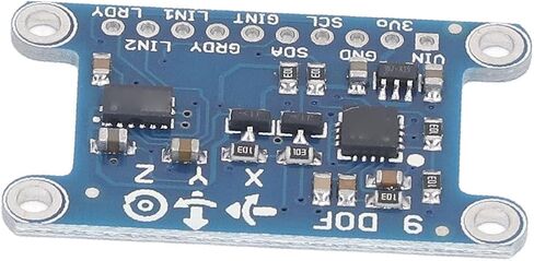 Gyroscope Module 9 Axes Digital Gyroscope Sensor Fast Measurement Low Power Loss for Robotics Drones ABS 3 5V in Saudi Arabia