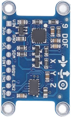 Gyroscope Module 9 Axes Digital Gyroscope Sensor Fast Measurement Low Power Loss for Robotics Drones ABS 3 5V in Saudi Arabia