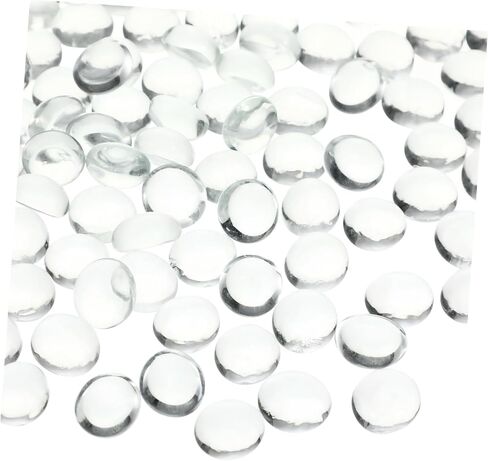 Zerodeko Flat Glass الرخام للمزهريات الزجاجية حبات 1 حزمة مزهرية الحجارة لديكور الحديقة المنزلية الحصى in Kuwait