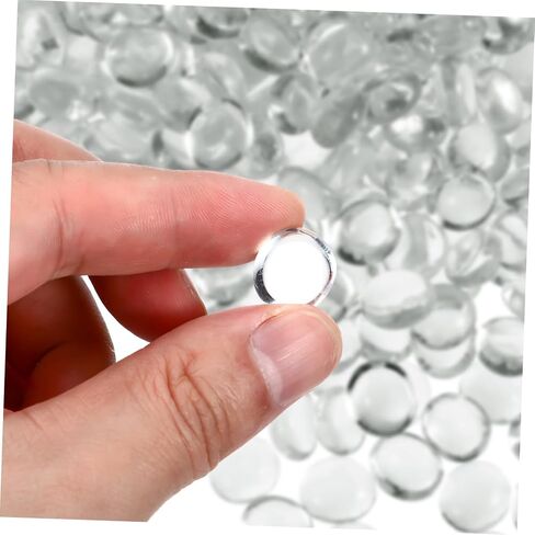Zerodeko Flat Glass الرخام للمزهريات الزجاجية حبات 1 حزمة مزهرية الحجارة لديكور الحديقة المنزلية الحصى in Kuwait
