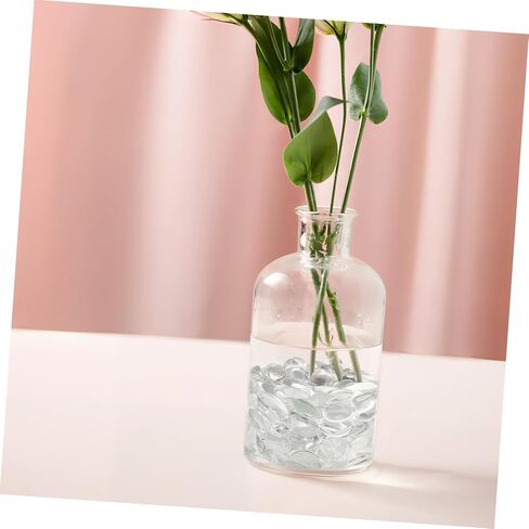 Zerodeko Flat Glass الرخام للمزهريات الزجاجية حبات 1 حزمة مزهرية الحجارة لديكور الحديقة المنزلية الحصى in Kuwait