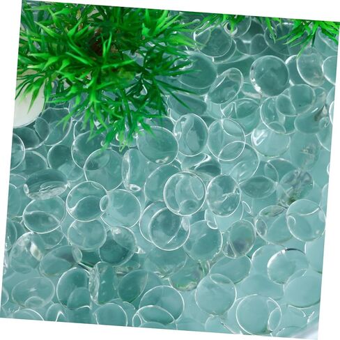 Zerodeko Flat Glass الرخام للمزهريات الزجاجية حبات 1 حزمة مزهرية الحجارة لديكور الحديقة المنزلية الحصى in Kuwait