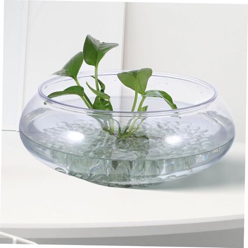 MAGICLULU 200Pcs Clear Flat Glass Beads Decorative Stones for Vases Fish Tanks Garden Decor Non Floating Glass Pebbles for Crafts Home Decoration in Saudi Arabia
