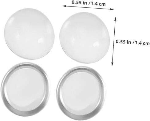 MAGICLULU 200Pcs Clear Flat Glass Beads for Vase Fillers Decorative Glass Marbles for Home Garden Aquarium and Fish Tank Decorations Easy Maintenance and Stable Support in Saudi Arabia