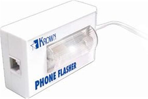 Phone Flasher LED Light, Corded Telephone Alert, Visual Ring Indicator, Loud Environments, Hearing Assistance in Saudi Arabia