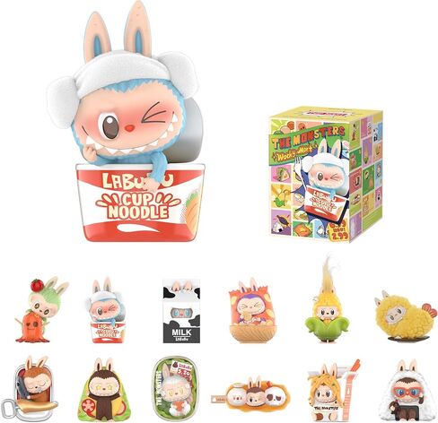 Pop Mart the Monsters Wacky Mart Series Blind Box Terms ، وأرقام التصميم العشوائي ، شخصيات قابلة للتحصيل ، ألعاب منزلية ، هدايا عيد ميلاد العطلات للفتيات والفتيان ، صندوق واحد in Kuwait
