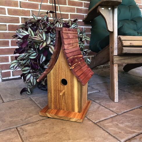 Cedar Birdhouse Porch Décor | Garden Décor | F0008 in Saudi Arabia