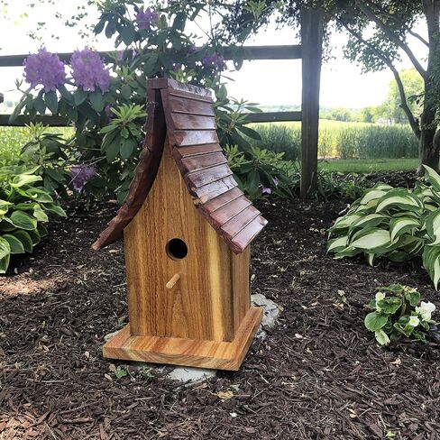 Cedar Birdhouse Porch Décor | Garden Décor | F0008 in Saudi Arabia