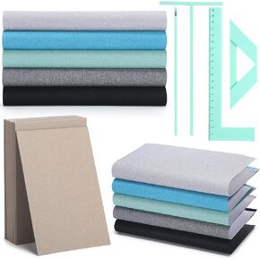 Fuyoooo 34 PCS BOOK BOOK COVER KIT 10 PCS 14 × 12 بوصة للكتاب 20 ورقة صفيحة لوحة 4 in Kuwait