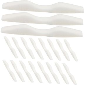 100pcs وسادات جسر الأنف المضادة للأنف للنظارات ناعمة شرائح الأنف الناعمة وسادة الإسفنجة ذاتية اللصق لراحة القناع وتخفيف الضغط in Kuwait